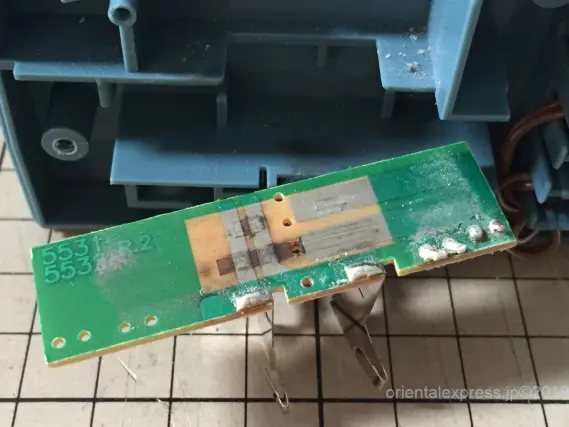 ポイントコントロールボックスのメンテナンス作業。TOMIX 5531 5532