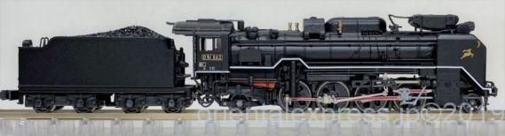 D51 882号機 「月と鹿」非公式側 KATO 2016-9
