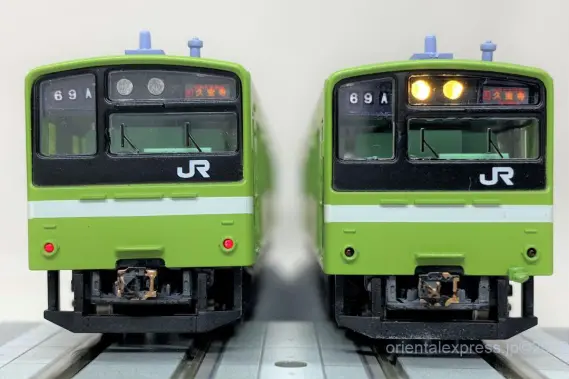 201系体質改善工事施工車・ウグイス を弄る。その2 Microace A2592 7両