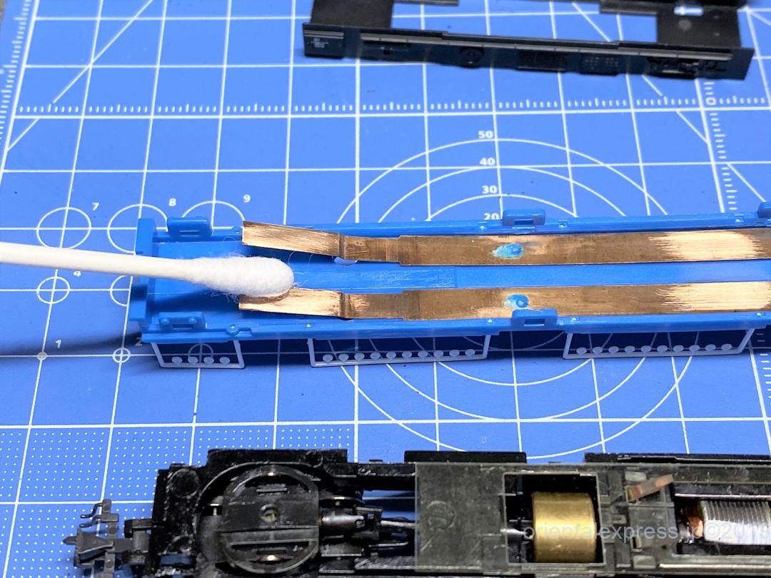 201系体質改善工事施工車・ウグイス を弄る。その2 Microace A2592 7両