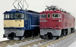 EF64 77号機・お召塗装、ED75 121号機・お召塗装が入線しました。TOMIX 97913 限定品