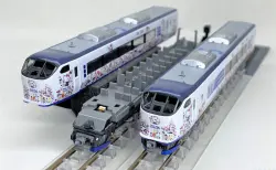 281系「ハローキティ はるか・Butterfly」が入線しました。TOMIX 98674 6両セット