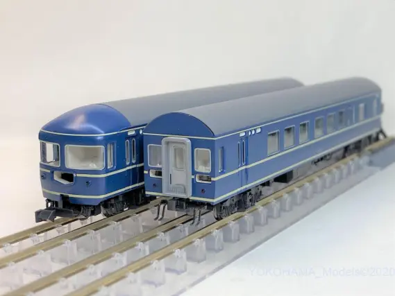 20系 寝台客車 2020年仕様が入線です。KATO 10-1591 7両基本セット