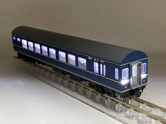 20系 寝台客車 2020年仕様が入線です。KATO 10-1591 7両基本セット