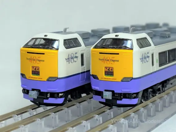 485系3000番台「はつかり」が入線です。 TOMIX 98349 98350 ｜ 製品