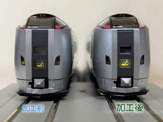 789系1000番台「カムイ・すずらん」HL-1004編成が入線しました。KATO