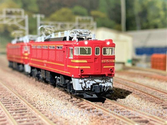 TOMIX 9150 ED75 700 オリエント 711号機 707号機の重連で TOMIX 9150 ED75 700 オリエント 711号機 707号機