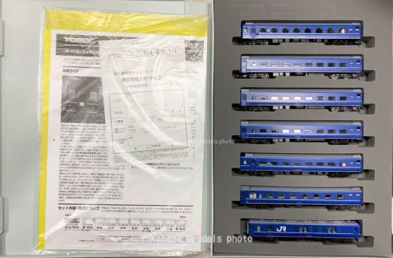 24系「さよなら銀河」が入線です。TOMIX 92957 Midnight Express