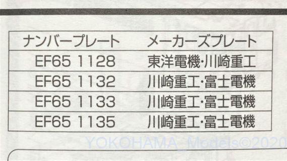 TOMIX 7136 EF65 1000番台 下関運転所 TOMIX 7136 EF65 1000番台 下関運転所