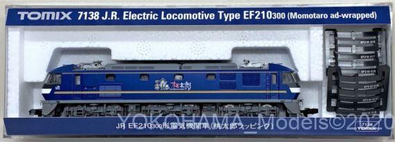 TOMIX 7138 EF210 300 　(桃太郎ラッピング / 補機仕様) EF210-300桃太郎ラッピングが入線しました。TOMIX 7138 ｜ 製品情報