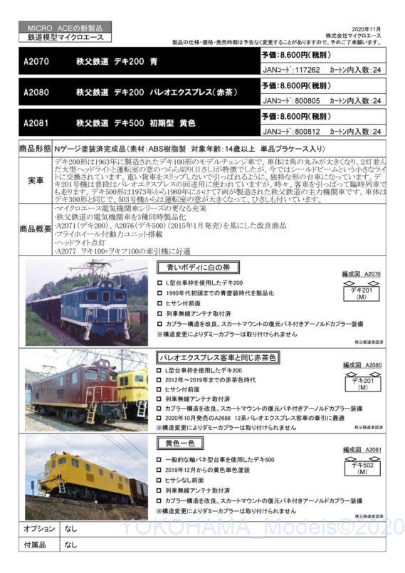 秩父鉄道デキ200 青