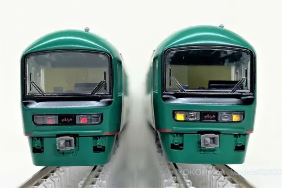485系お座敷電車「やまなみ」が入線です。MICROACE A2271 4両セット