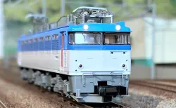 EF64 1010号機 JR貨物試験塗装が入線です。KATO 3023-2 | NGaugeJP
