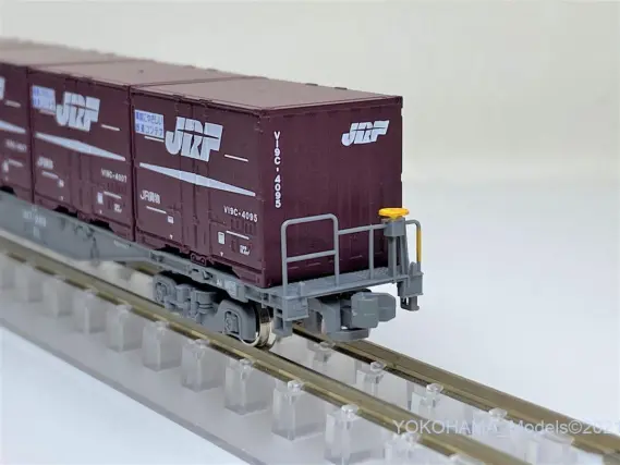 コキ106+107 コンテナ無積載を弄る。その5 Re-colorの3Dパーツを