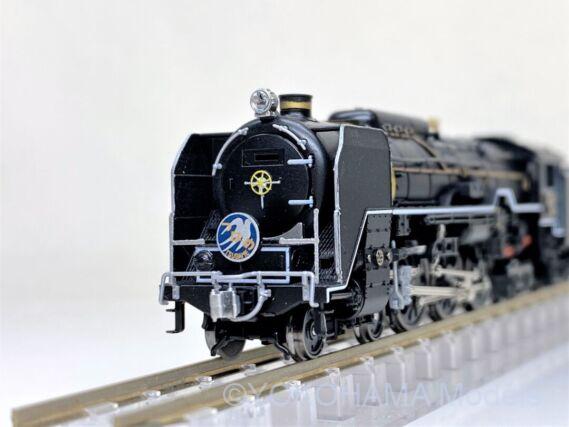 C62形25号機 宮原機関区 お召先導機が入線しました。KATO京都駅店 特