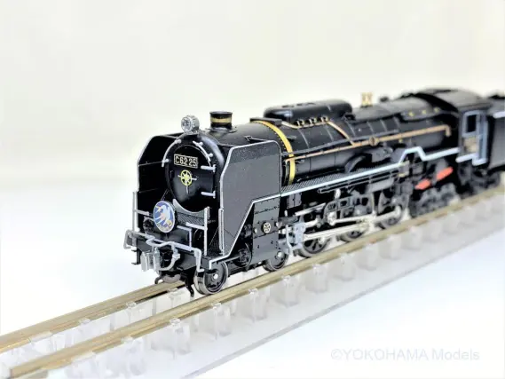 C62形25号機 宮原機関区 お召先導機が入線しました。KATO京都駅店 特