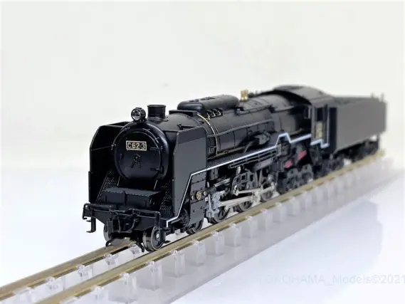C62形3号機 梅小路機関区が入線しました。KATO京都駅店 特製品