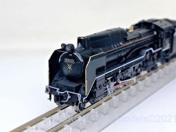 D51形1号機 梅小路機関区”1972″が入線しました！ KATO 2018-1 KKB00238