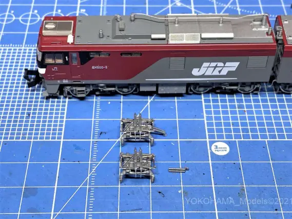 ジャンクなEH500 5号機（2次形）GPS付を弄る。その1 TOMIX 2147