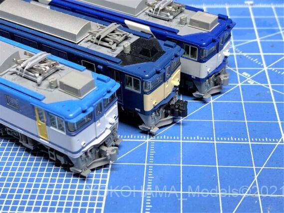 TOMIX機にKATOナックルカプラーを取付ける。リカラー製品 TX091 3D