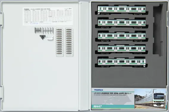 JR E231-0系通勤電車(常磐・成田線・更新車)基本セット 品番：98447