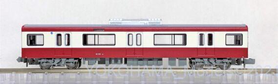 京急600形・赤・シングルアームパンタ 608編成が入線しました