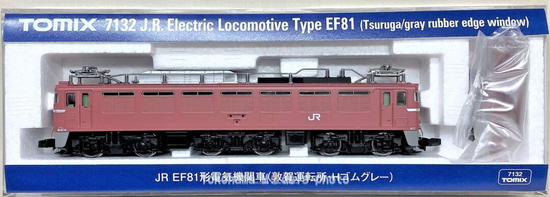 EF81（敦賀運転所・Hゴムグレー）が入線しました。TOMIX 7132 ｜ 製品