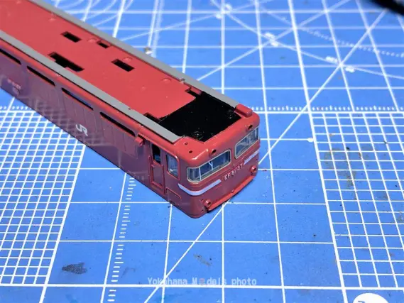 EF81（敦賀運転所・Hゴムグレー）を弄る。その2 EF81 127号機へ TOMIX