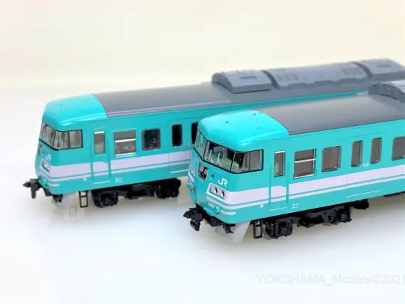 117系 和歌山色混成編成が入線しました。トレインボックス TOMIX 93223