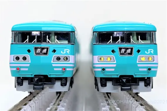 117系 和歌山色混成編成が入線しました。トレインボックス TOMIX 93223