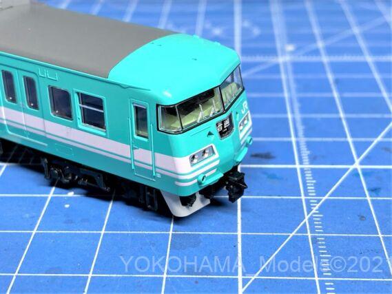 117系 和歌山色混成編成の修正パーツ。トレインボックス TOMIX 93223