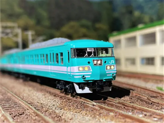 117系 和歌山色混成編成の修正パーツ。トレインボックス TOMIX 93223
