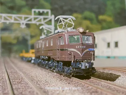 国鉄 EF58形電気機関車 (Hゴム・横形フィルター・一般色) (鉄道
