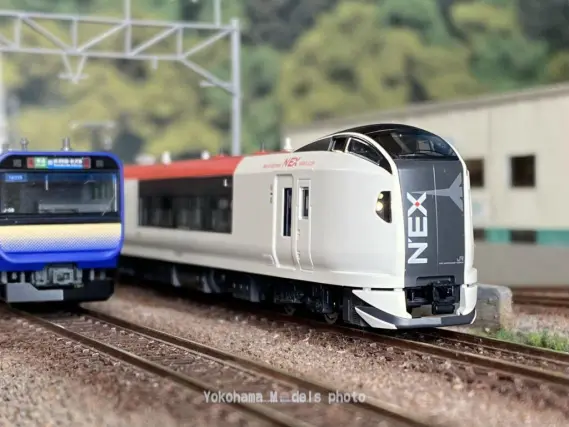 E259系「成田エクスプレス」が入線しました。TOMIX 98459 98460