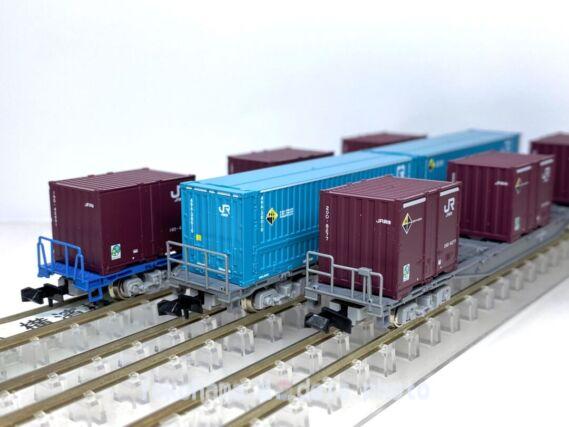 Nゲージコンテナ 貨車10両セット2 コンテナ列車増結セットが入線しました。TOMIX 98486 ｜ 製品情報