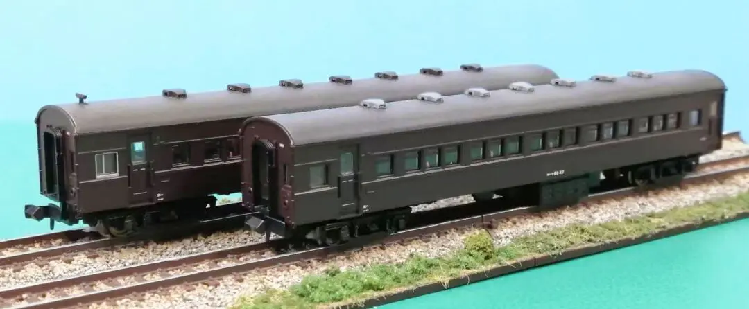 MICROACE】A5712 オハフ60 ぶどう色2号 北海道型 2両セット 塗装