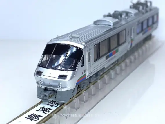 ジャンク マイクロエースA-3667 783系 特急にちりん 4両セット 783系 特急にちりん CM33編成 ハイパーサルーン色 スカート拡大が入線