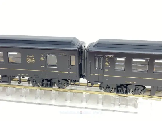 58654＋50系「SL人吉」が入線しました。KATO 10-1727 ｜ 製品情報