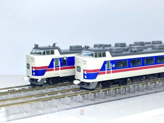 485系1000番代 特急「こまくさ」（1998年頃）が入線しました。TOMIX