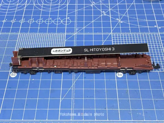 58654＋50系「SL人吉」を弄る。その1 ポポンデッタ製専用室内灯 KATO