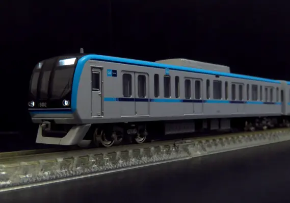 グリーンマックス】行先点灯化される東京メトロ15000系の試作品公開
