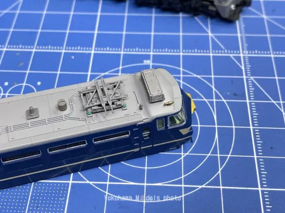 EF66 27号機を弄る。その3 3Dパーツのエアホース TOMIX 7159