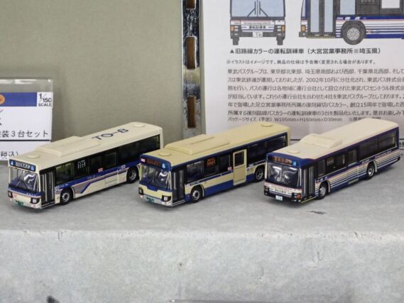 TOMYTEC 326885 ザ・バスコレクション 東武バス創立20周年記念復刻塗装3台セット トミーテック鉄道模型