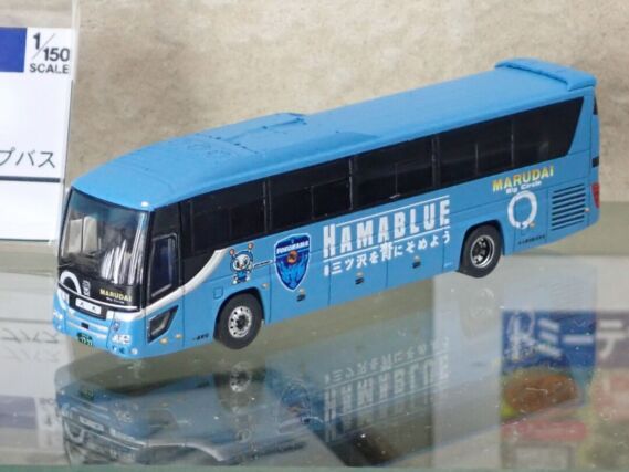 TOMYTEC 313236 ザ・バスコレクション 横浜FCラッピングバス「HAMABLUE号」 トミーテック鉄道模型