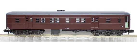 高崎運転所 旧型客車（スエ78 15＋スハ43系） が入線です。KATO 10