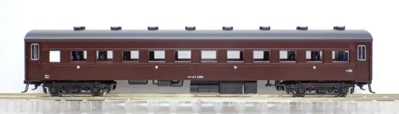 高崎運転所 旧型客車（スエ78 15＋スハ43系） が入線です。KATO 10