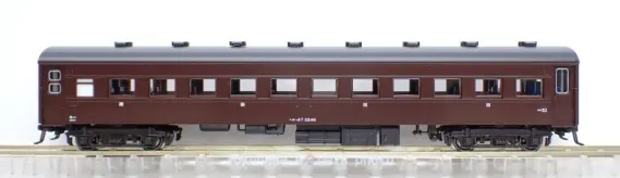 高崎運転所 旧型客車（スエ78 15＋スハ43系） が入線です。KATO 10