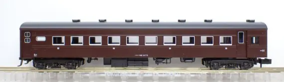 高崎運転所 旧型客車（スエ78 15＋スハ43系） が入線です。KATO 10