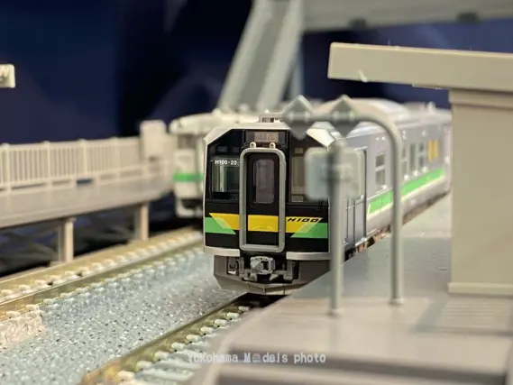 新駅を建設しました。TOMIX 4299 対向式ホームセット(桁式)(キット