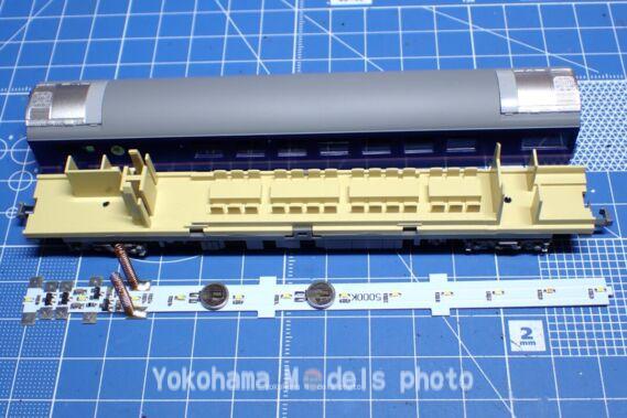 MICROACE A2274 485系お座敷列車「華」高崎車両センターを弄る DENSHA.me蓄電式室内灯 マイクロエース鉄道模型